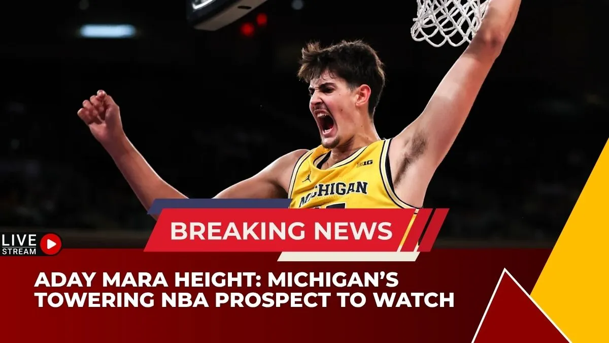Aday Mara Height: Michigan’s Towering NBA Prospect to Watch