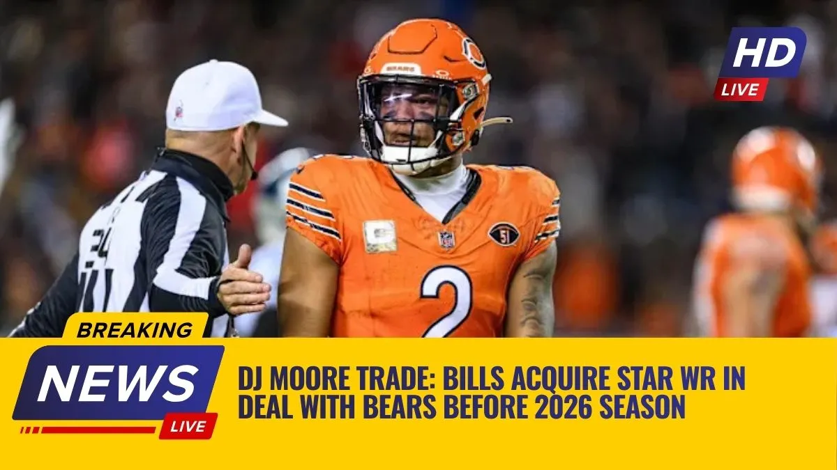 DJ Moore Trade: Bills Acquire Star WR in Deal With Bears Before 2026 Season