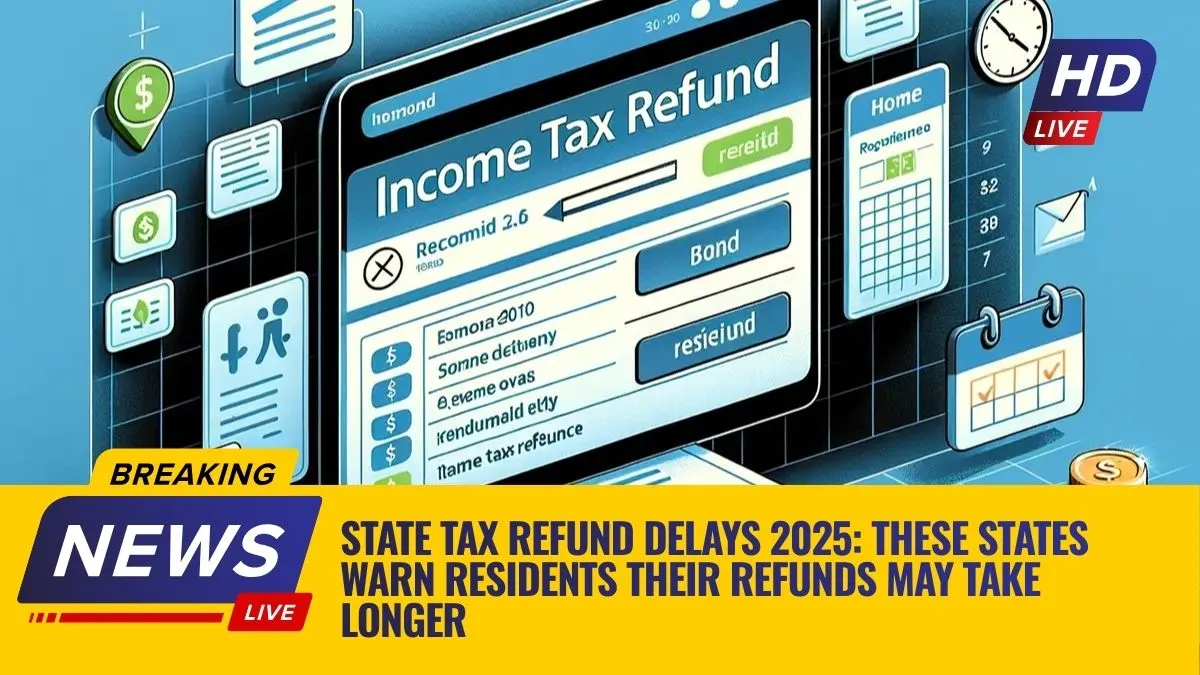 State Tax Refund Delays 2025: These States Warn Residents Their Refunds May Take Longer