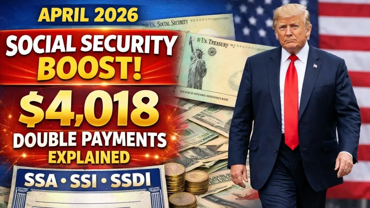 April 2026 Social Security Boost: $4,018 Double Payments Explained for SSA, SSI & SSDI