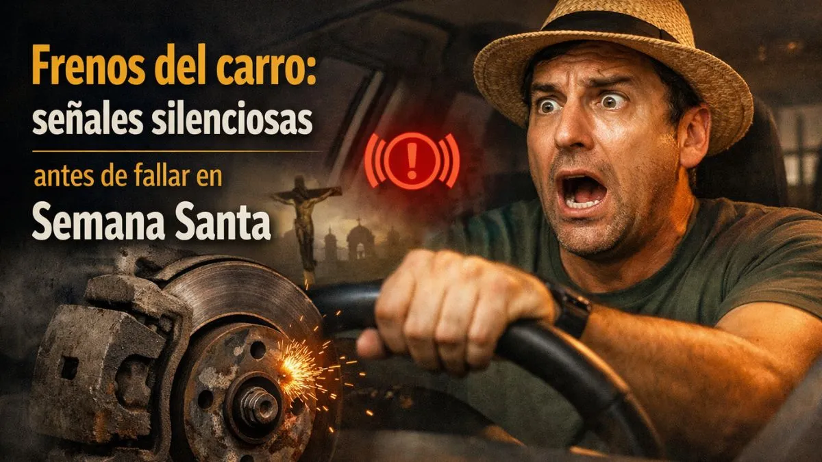 Frenos del carro: señales silenciosas antes de fallar en Semana Santa