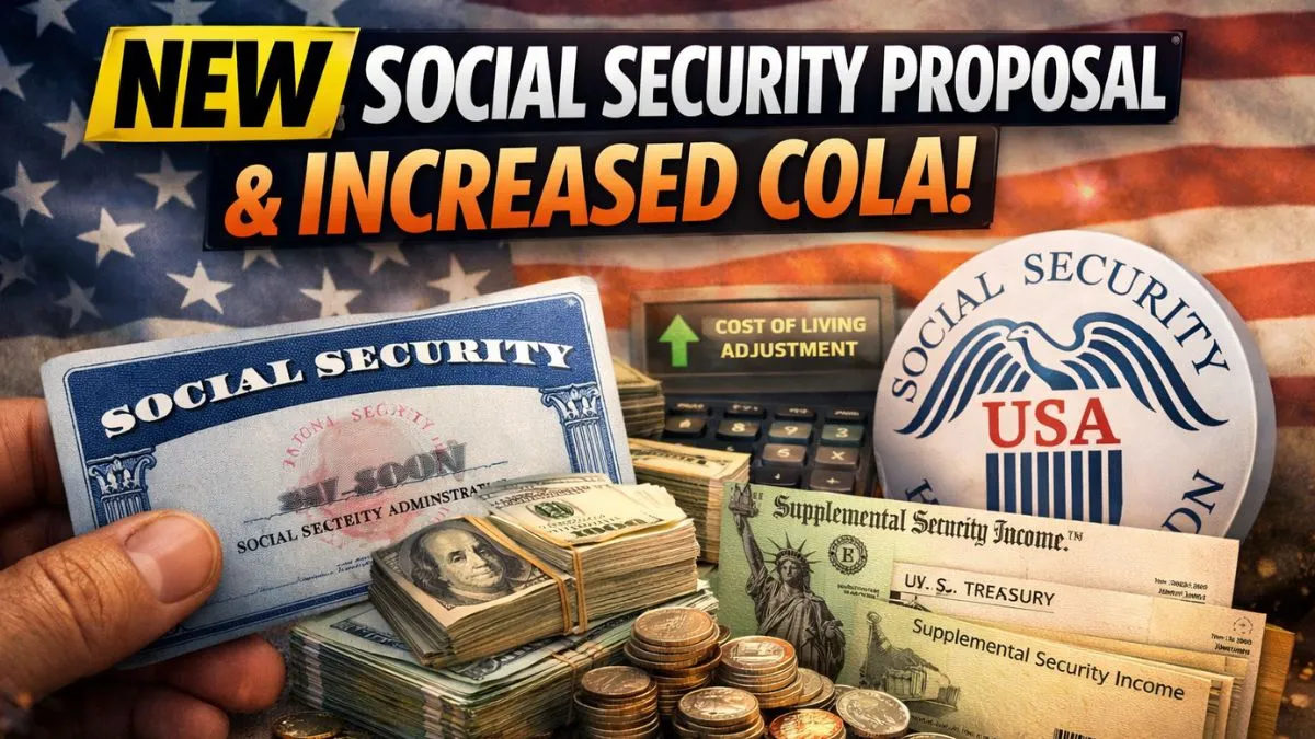 New Social Security Proposal & Increased Cola! SSA SSI SSDI Payments