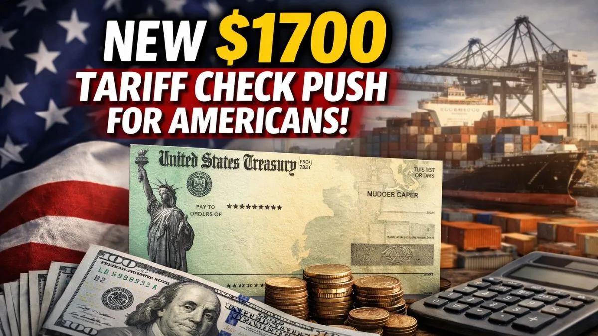 New $1700 Tariff Check Push for Americans! Tariff Check Update