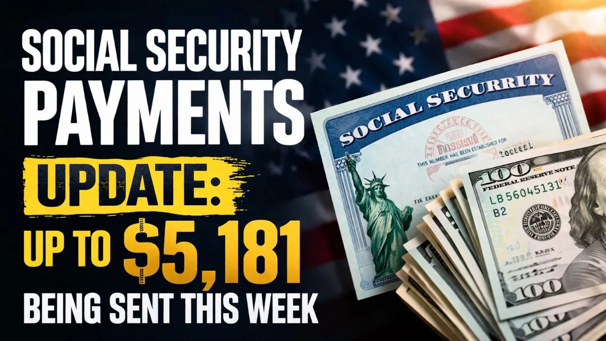 Social Security Payments Update: Up to $5,181 Being Sent This Week